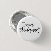 Jonge bruidsmeisje ronde button 3,2 cm (Voorkant /achterkant)