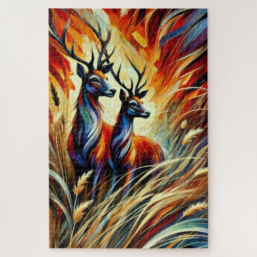 Jonge Bucks 1000 Stuk Puzzel (Verticaal)
