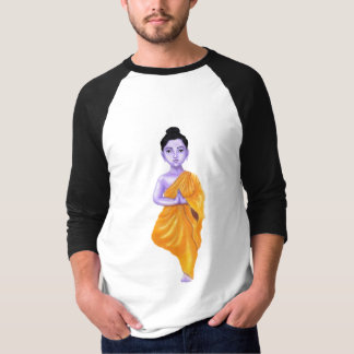 JONGE BUDDHA IN EEN VRUKSHASANA (BOE) YOGA POSE T-SHIRT
