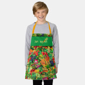 Jonge Chef Gezond Groente Schort (Gedragen)