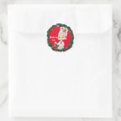 Jonge chef-kok ronde sticker (Tas)