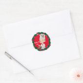 Jonge chef-kok ronde sticker (Envelop)