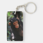 Jonge chimpansee sleutelhanger (achterkant)