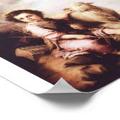 Jonge Christus als de goede herder ongeveer 1660 Poster (Hoek)