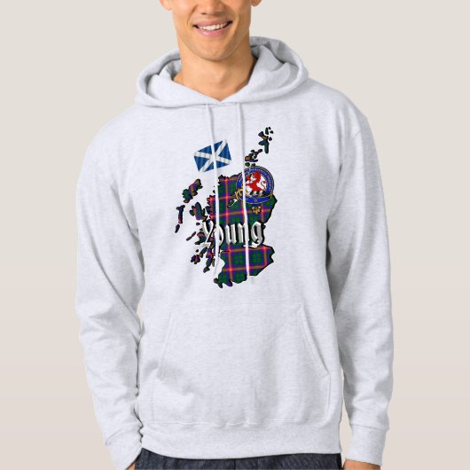 Jonge Clan Badge Volwassen Hoodie (Voorkant)