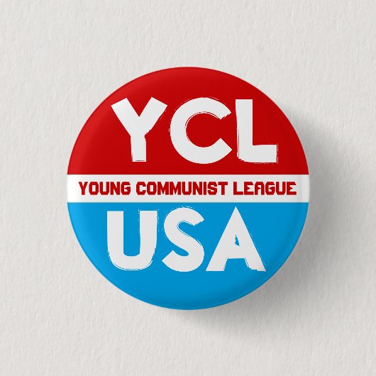 Jonge communistische Liga (YCLUSA) Pin Ronde Button 3,2 Cm (Voorkant)