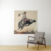 “Jonge Cowboy” door Will James Wandkleed (In situ)