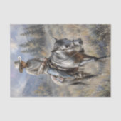 Jonge Cowboy op Paard Decoupage Tissuepapier (Voorkant)