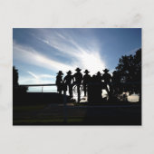 Jonge cowboys en cowgirl op een hek briefkaart (Voorkant)