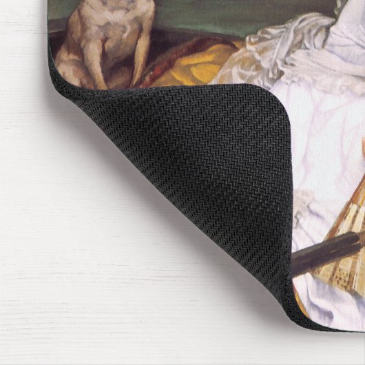 Jonge dame en haar huisvader in een boot van James Muismat (Hoek)