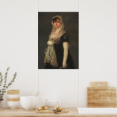 Jonge dame - Francisco Goya fine art poster (Keuken)