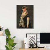 Jonge dame - Francisco Goya fine art poster (Thuiskantoor)