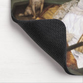 Jonge dame in een boot muismat (Hoek)