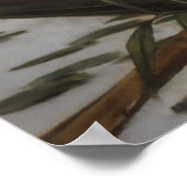 Jonge dame in een boot poster (Hoek)