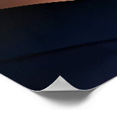 Jonge dame luistert naar muziek | AI Art Poster (Hoek)