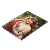 Jonge dame met Rozen Notitieboek (Linkerzijde)
