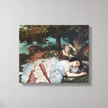 Jonge dames aan de Banken van de Seine (zomer)