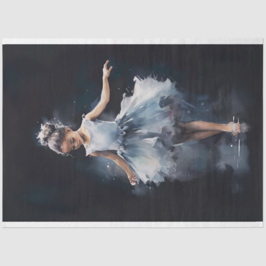 Jonge danser 2 Decoupage papier (Voorkant)