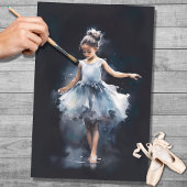 Jonge danser 2 Decoupage papier