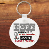 Jonge Diabetes HOPE 2 Sleutelhanger (Voorkant)