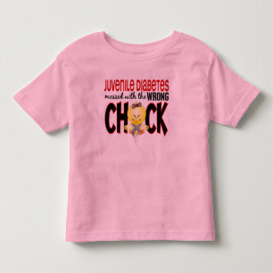 Jonge diabetes met de verkeerde meid kinder shirts