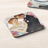 Jonge echtpaar formeel draag drankjes onderzetter (Linkerzijde)