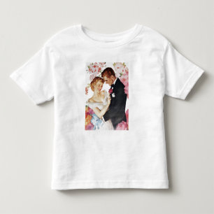 Jonge echtpaar formeel draag kinder shirts