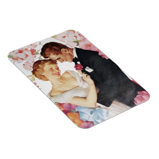 Jonge echtpaar formeel draag magneet (Rechterzijde)