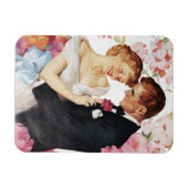 Jonge echtpaar formeel draag magneet (Horizontaal)