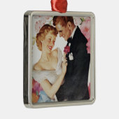 Jonge echtpaar formeel draag metalen ornament (Rechts)