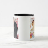 Jonge echtpaar formeel draag mok (Midden)