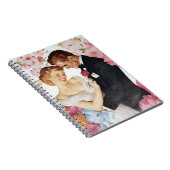 Jonge echtpaar formeel draag notitieboek (Rechterzijde)