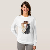 Jonge echtpaar formeel draag t-shirt (Voorkant volledig)