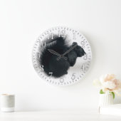 Jonge eekhoorn op Winterfoto Grote Klok (Huis)