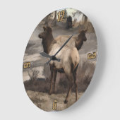 Jonge Elk Bucks - Banff Alberta Grote Klok (Hoek)