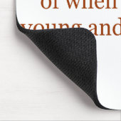 Jonge en Stomme Mousepad Muismat (Hoek)