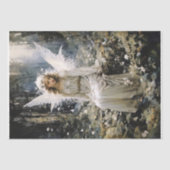 Jonge engel in het bos sereniteit - Decoupage - Tissuepapier (Voorkant)