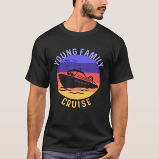 Jonge Familie Cruise Matching Samenkomst Merch T-shirt