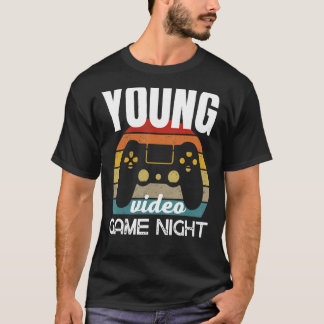 Jonge Familie Video Game Night T-shirt