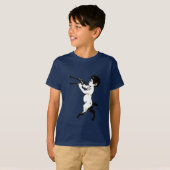 Jonge Faun met dubbelflute T-shirt (Voorkant volledig)