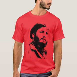Jonge Fidel met een dromerige look T-shirt