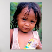 Jonge Filippijnse dame. Poster (Voorkant)