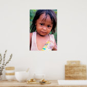 Jonge Filippijnse dame. Poster (Keuken)