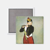 Jonge fluitspeelster, of De fluitspeelster Edouard Magneet (Voorkant / Achterkant)