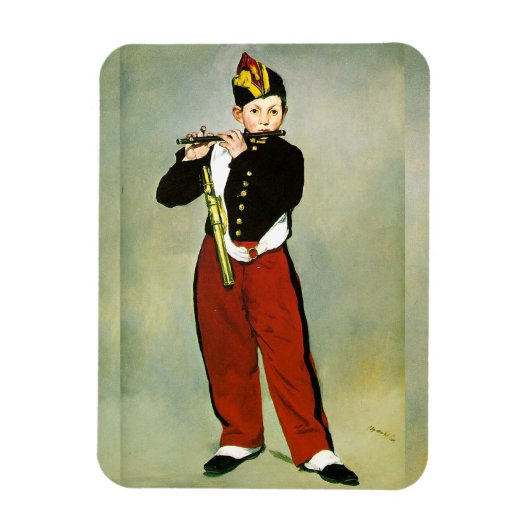 Jonge fluitspeelster, of De fluitspeelster Edouard Magneet (Verticaal)