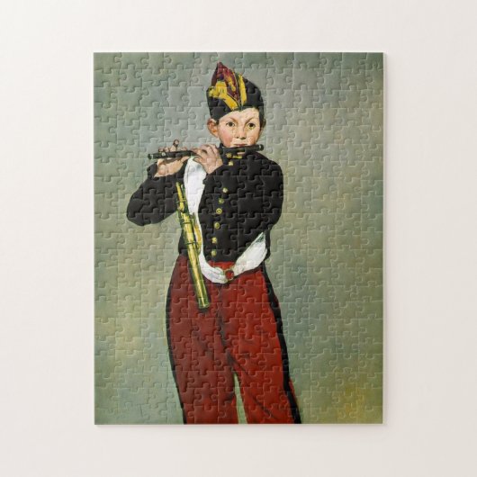 Jonge Flutist Fifer Manet Impressionist Painting Legpuzzel (Verticaal)