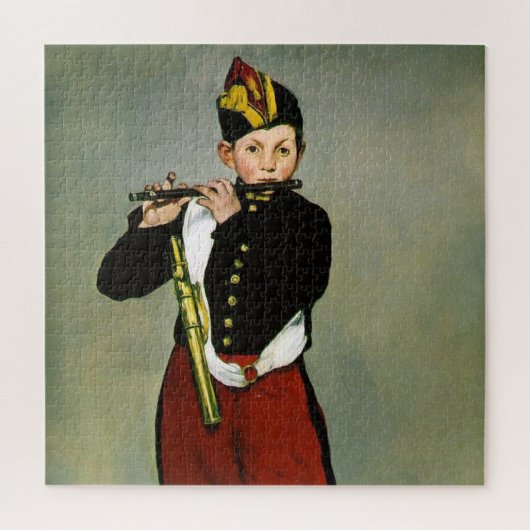 Jonge Flutist Fifer Manet Impressionist Painting Legpuzzel (Verticaal)