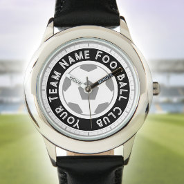 Jonge Football Fan of Football Supporter Horloge