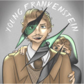 Jonge Frankenstein Speciaal Sticker Ontwerp (Voorkant)
