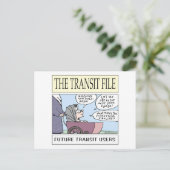 Jonge gebruikers van doorreis briefkaart (Staand voorkant)